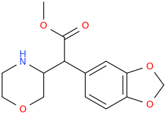 1-(3-morpholinyl)-1-carbomethoxy-1-(3,4-methylenedioxyphenyl)methane.png