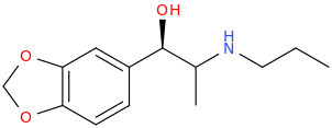 1-(3,4-methylenedioxyphenyl)-(1R)-1-hydroxy-2-propylaminopropane.png