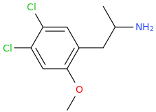    1-(4,5-dichloro-2-methoxyphenyl)-2-aminopropane.png