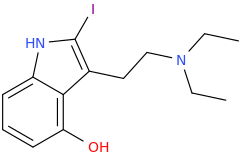 1-diethylamino-2-(2-iodo-4-hydroxyindole-3-yl)ethane.png