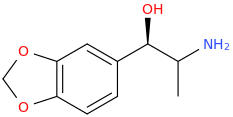    1-(3,4-methylenedioxyphenyl)-(1R)-hydroxy-2-aminopropane.png