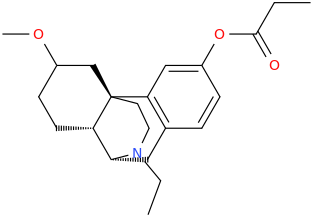 6-methoxy-3-propionyloxy-N-ethylmorphinan.png